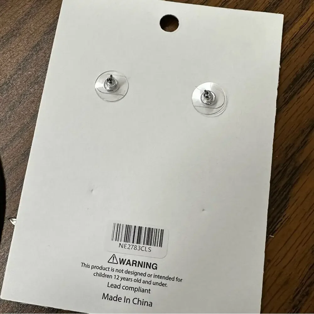 Ruff-Skch Silver Star Earrings - Picture 6 of 6